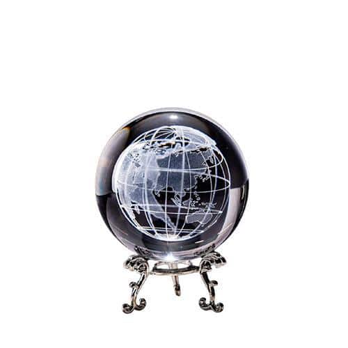 Mappamondo Vetro - Sfera & Supporto (Globo Terrestre)