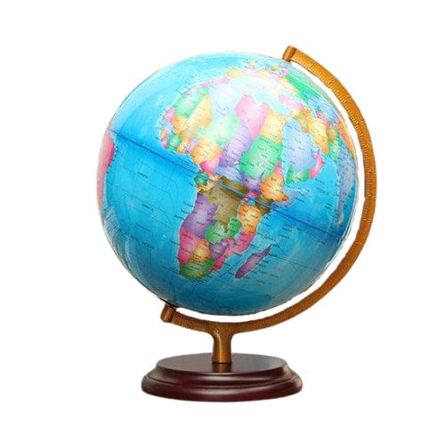 Mappamondo Luminoso (Base In Legno) (Globo Terrestre)