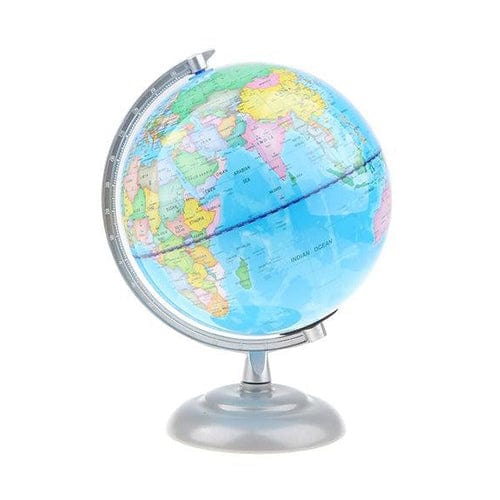 Mappamondo Luminoso (Supporto Argento) (Globo Terrestre)