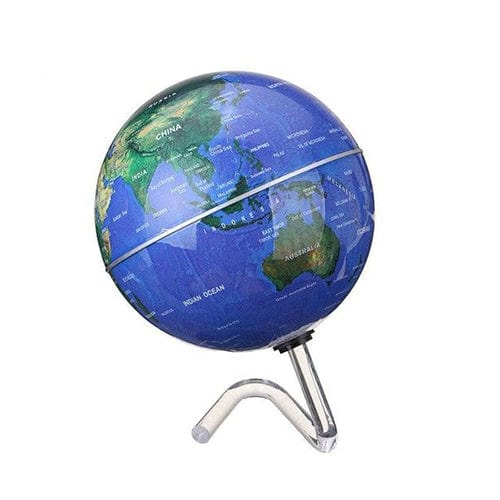Mappamondo Design - Base (Blu) (Globo Terrestre)