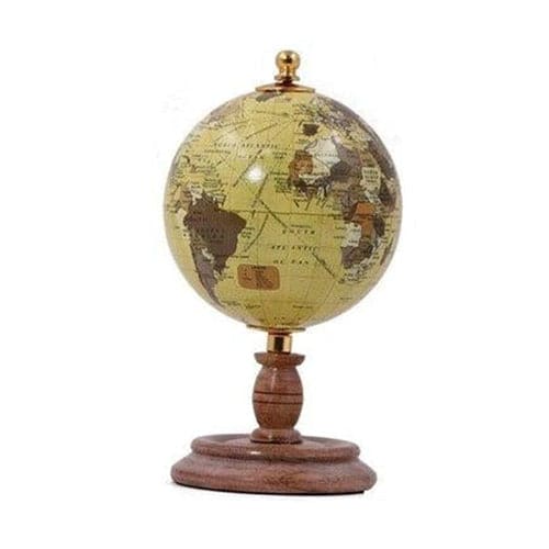 Mappamondo Vintage (Stile Americano) (Globo Terrestre)