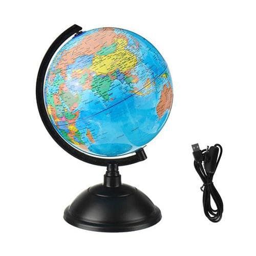 Mappamondo Luminoso - Caricatore Usb (Globo Terrestre)