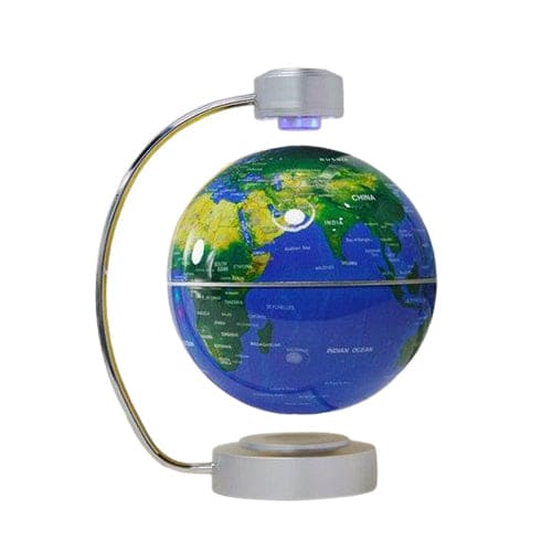 Mappamondo Magnetico - Supporto Sottile (Sfera Blu) (Globo Terrestre)