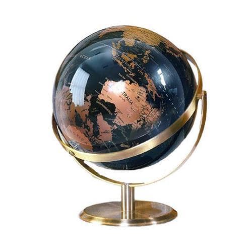 Mappamondo Moderno (Blu & Rame) (Globo Terrestre)