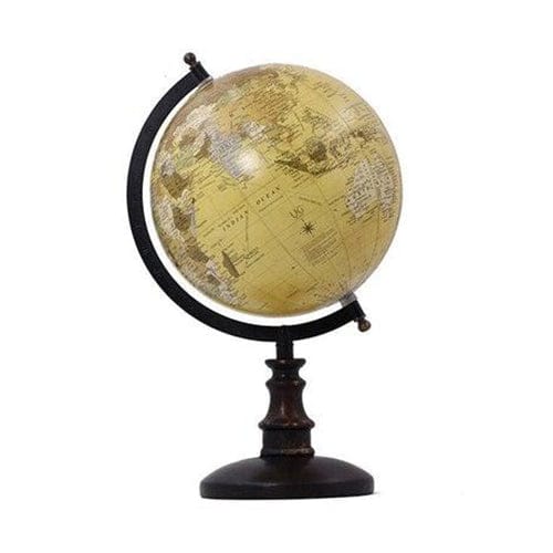 Mappamondo Vintage (Supporto Nero) (Globo Terrestre)