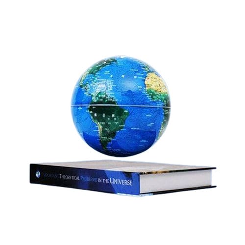 Mappamondo A Levitazione Magnetica Su Libro - Luminoso (4 Colori) (Globo Terrestre)
