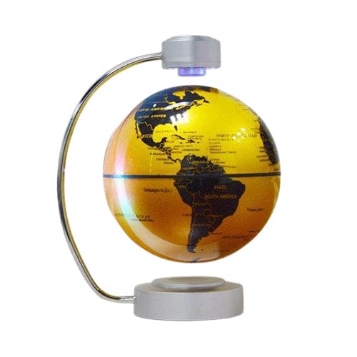 Mappamondo Magnetico - Supporto Sottile (Sfera Oro) (Globo Terrestre)